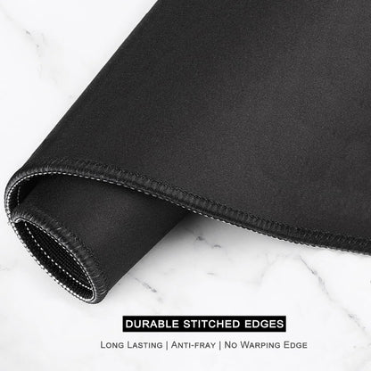 Desk Mat, Ultra Large Mouse Pad, XXL Gaming Mousepad, Green Tropical Leaves Deskpad, Big Extended Full Size Mouse Pad, Desktop Desk Matt for Keyboard, Laptop & Computer, 35.5 X 15.7 In